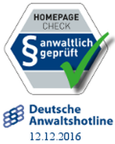 Homepage Check - anwaltlich geprüft